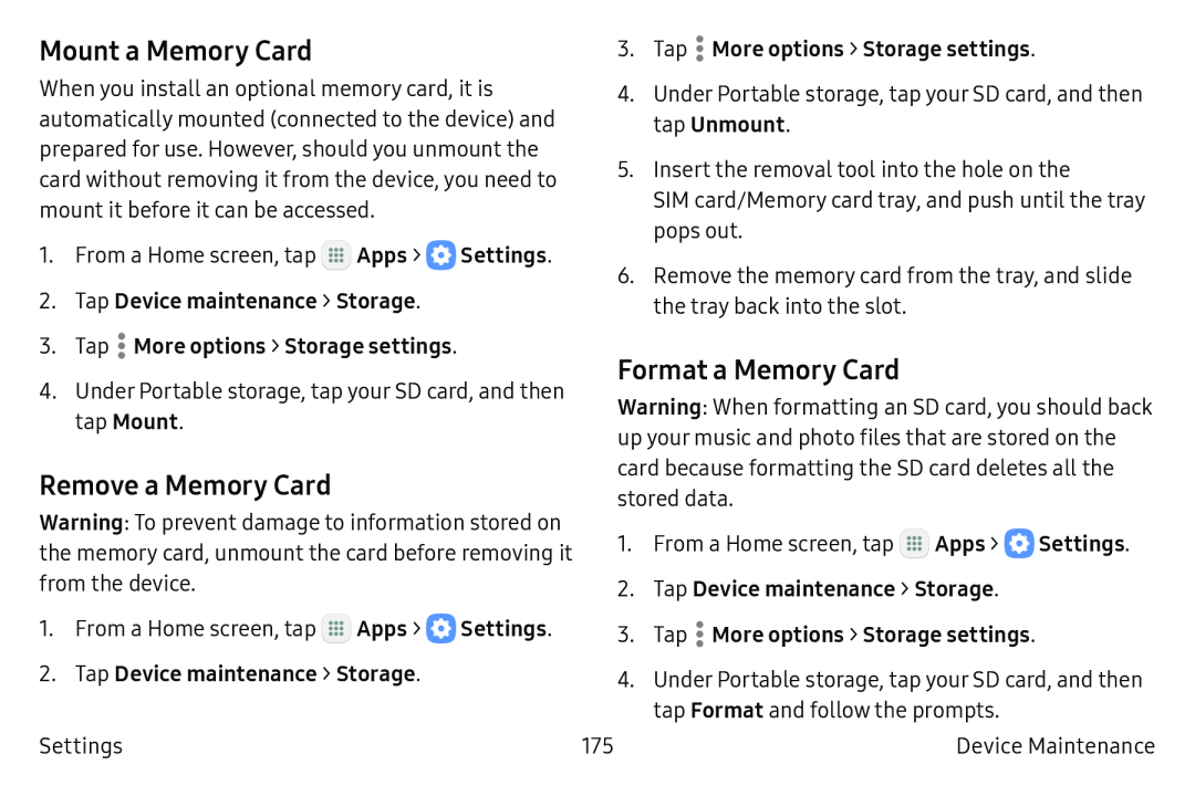 Format a Memory Card Galaxy Note7 US Cellular