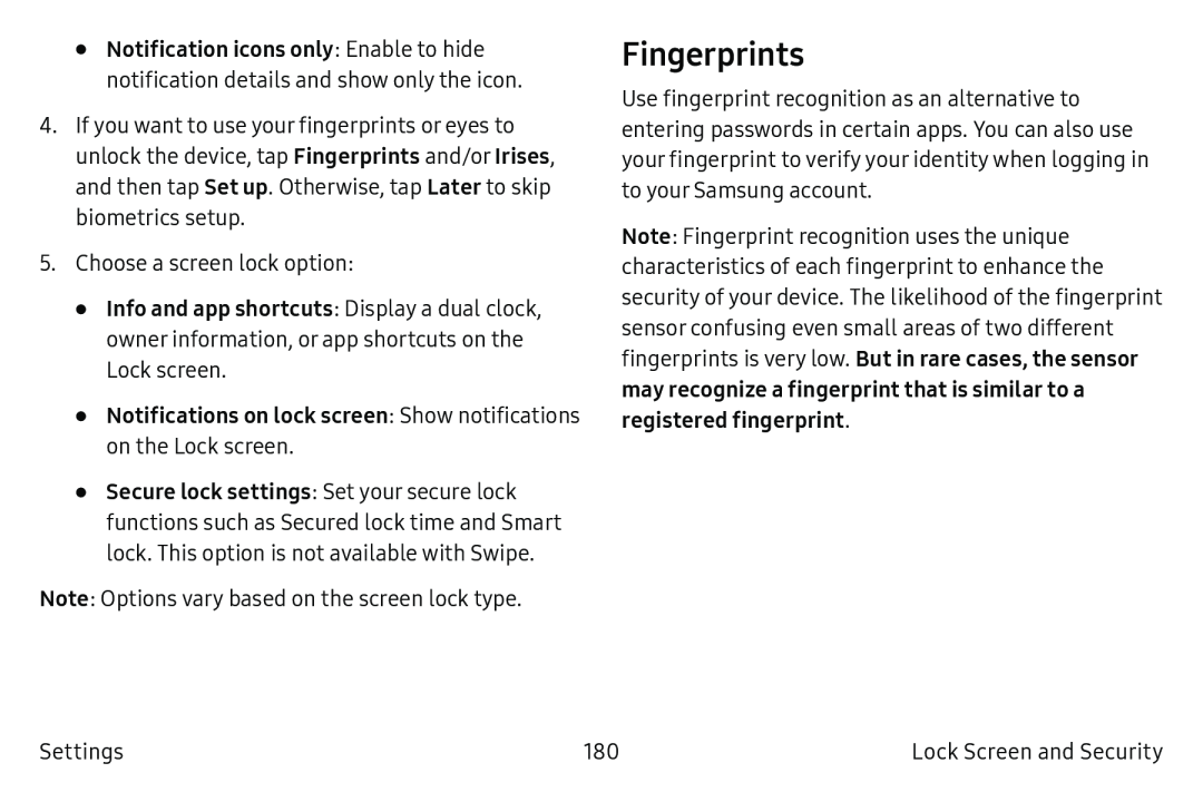 Fingerprints Galaxy Note7 US Cellular