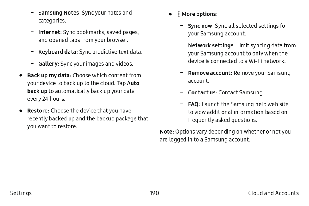 Auto back up Galaxy Note7 US Cellular