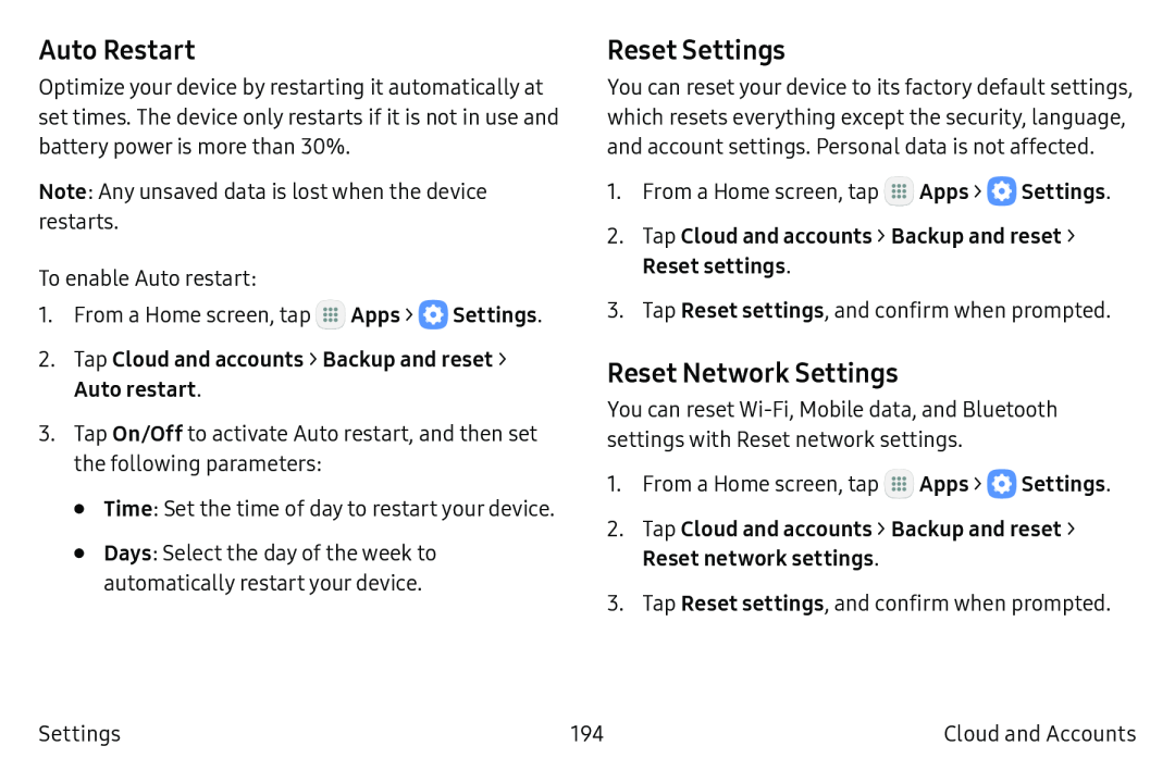 Auto Restart Galaxy Note7 US Cellular