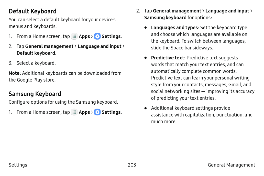 Default Keyboard Galaxy Note7 US Cellular