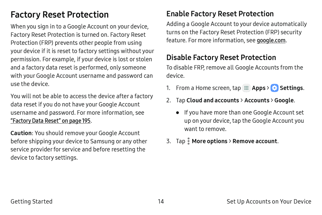 Disable Factory Reset Protection Galaxy Note7 US Cellular