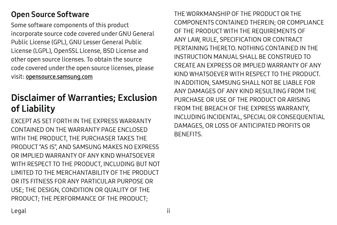 Disclaimer of Warranties; Exclusion of Liability Galaxy Note7 US Cellular