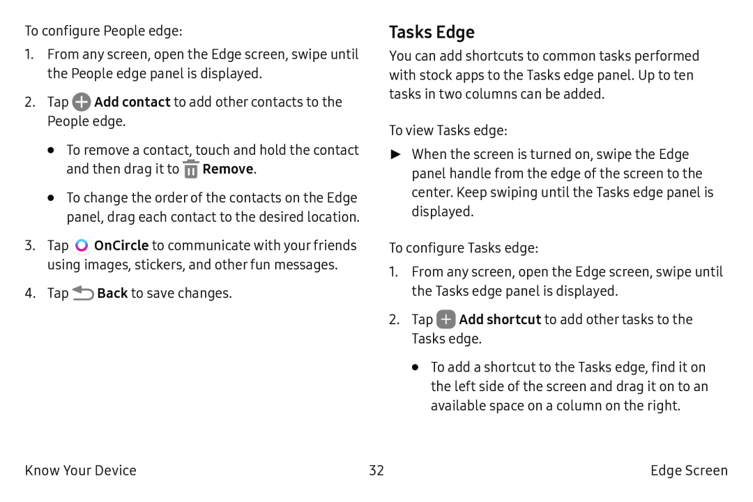 Tasks Edge Galaxy Note7 US Cellular