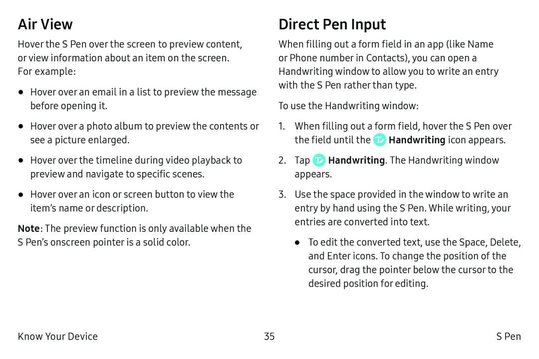 Direct Pen Input Galaxy Note7 US Cellular