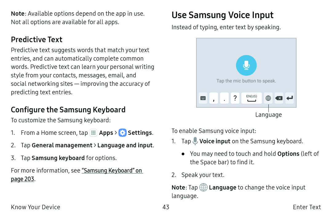 Predictive Text Galaxy Note7 US Cellular