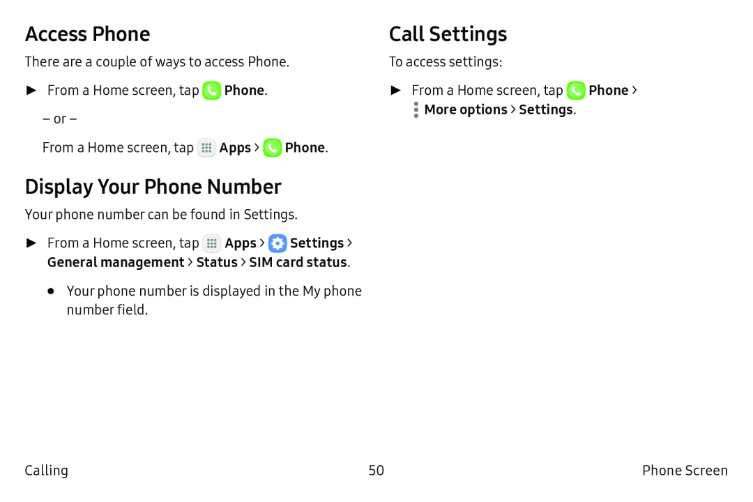 Display Your Phone Number Galaxy Note7 US Cellular