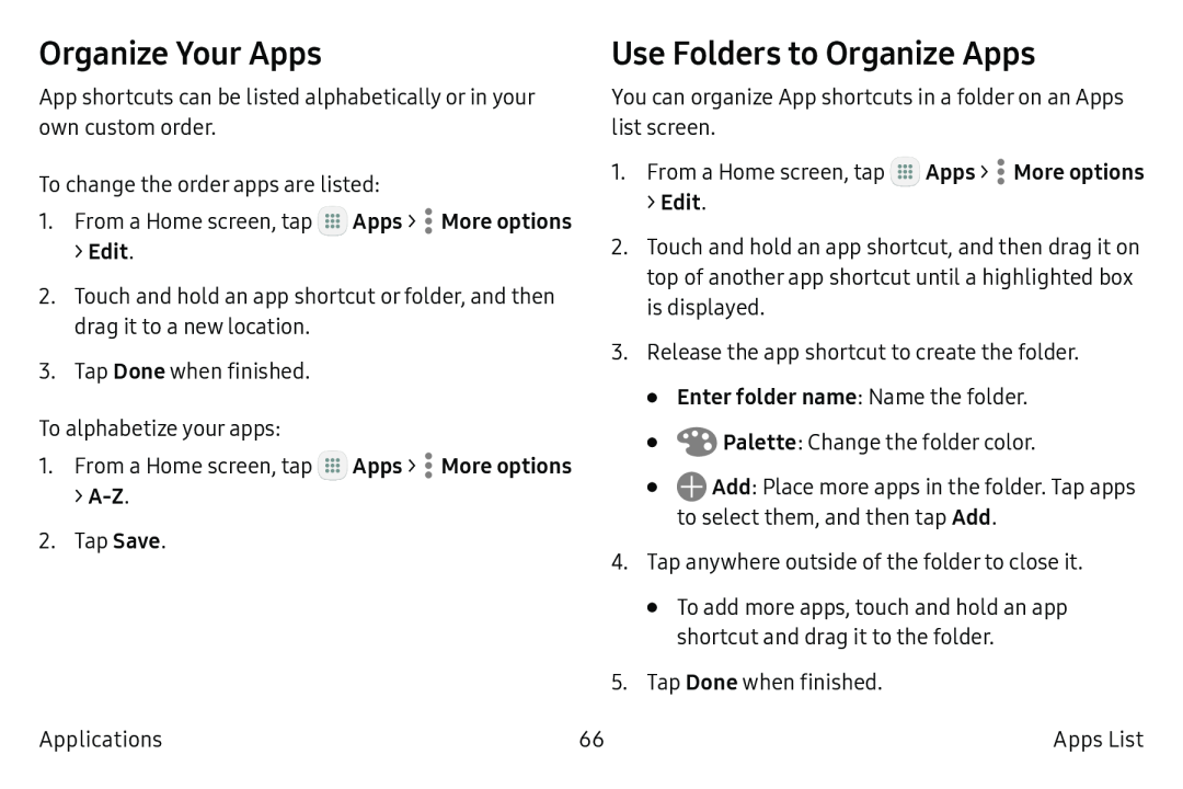 Use Folders to Organize Apps Galaxy Note7 US Cellular