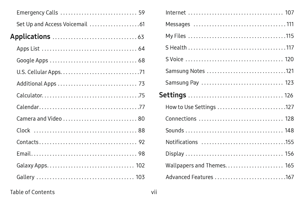 Settings Galaxy Note7 US Cellular