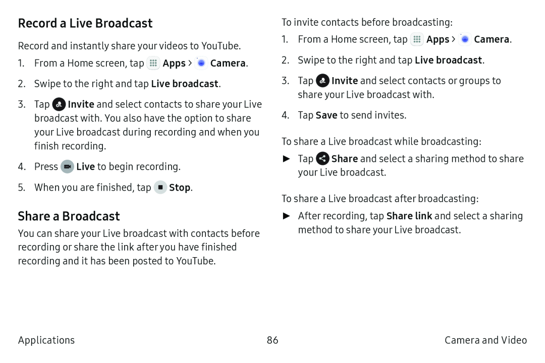 Record a Live Broadcast Galaxy Note7 US Cellular