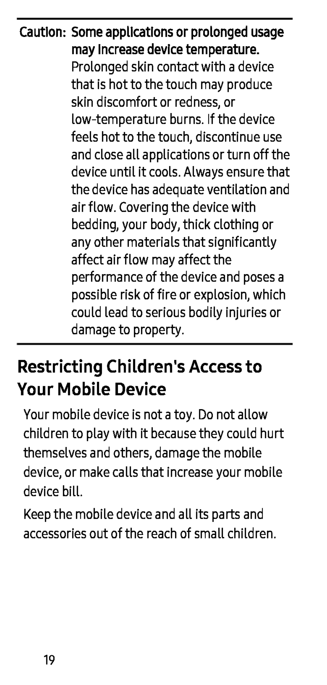 Restricting Children's Access to Your Mobile Device Galaxy Note7 Verizon