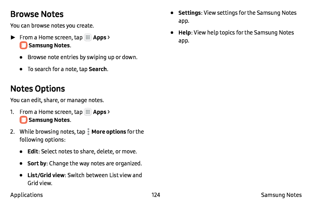 Notes Options Galaxy Note7 Verizon