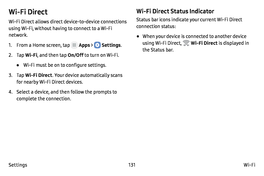 Wi-FiDirect Status Indicator Galaxy Note7 Verizon