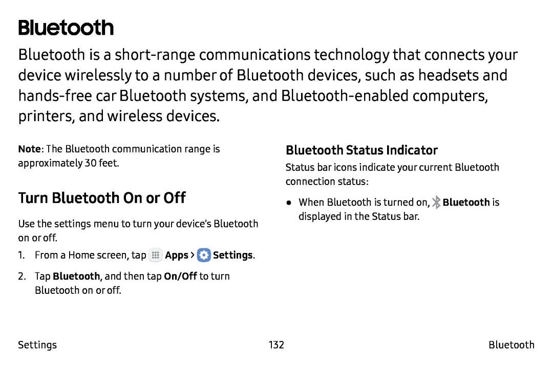 Bluetooth Status Indicator Galaxy Note7 Verizon