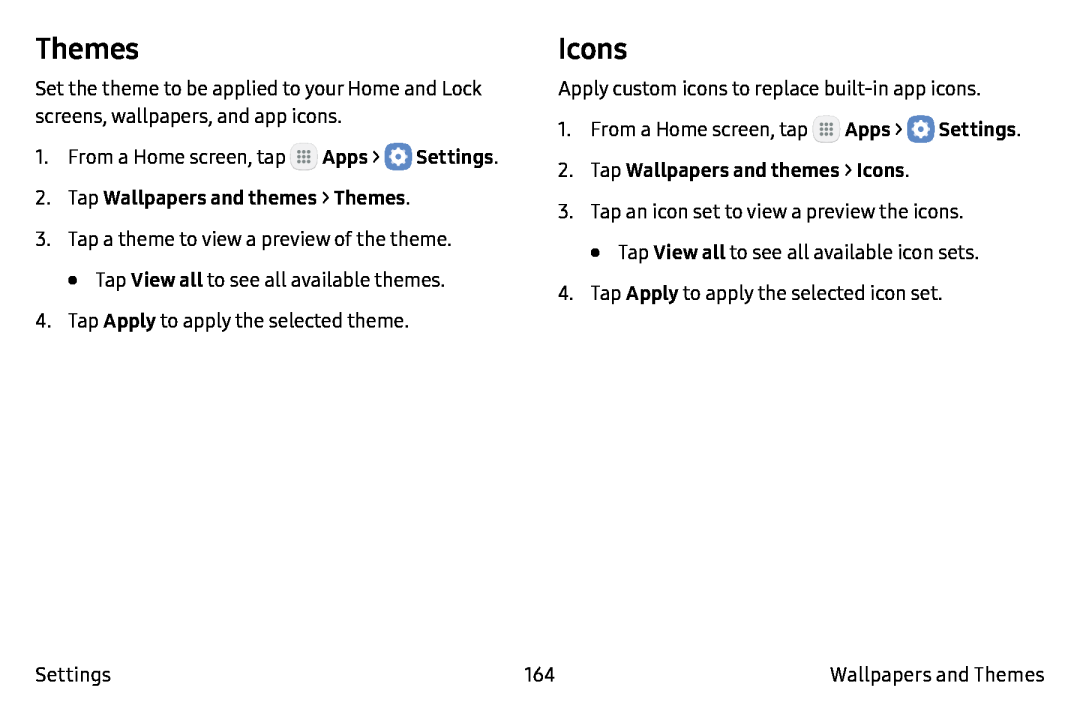 Icons Galaxy Note7 Verizon