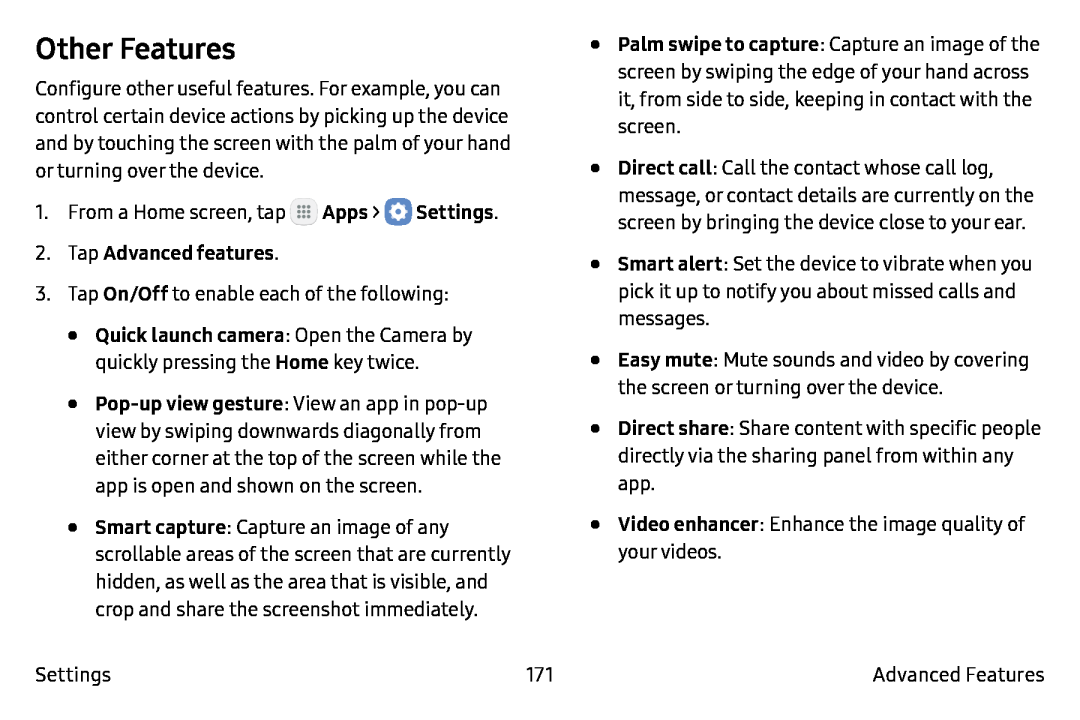 Other Features Galaxy Note7 Verizon