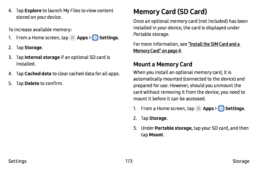 Mount a Memory Card Galaxy Note7 Verizon