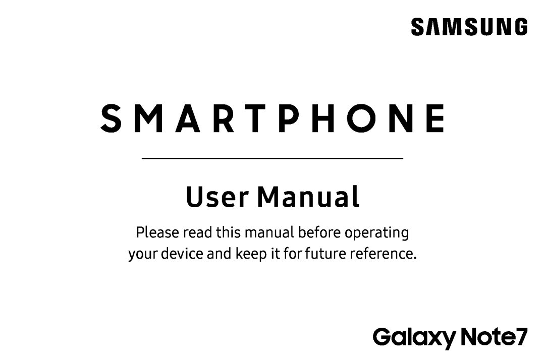 S M A R T P H O N E Galaxy Note7 Verizon