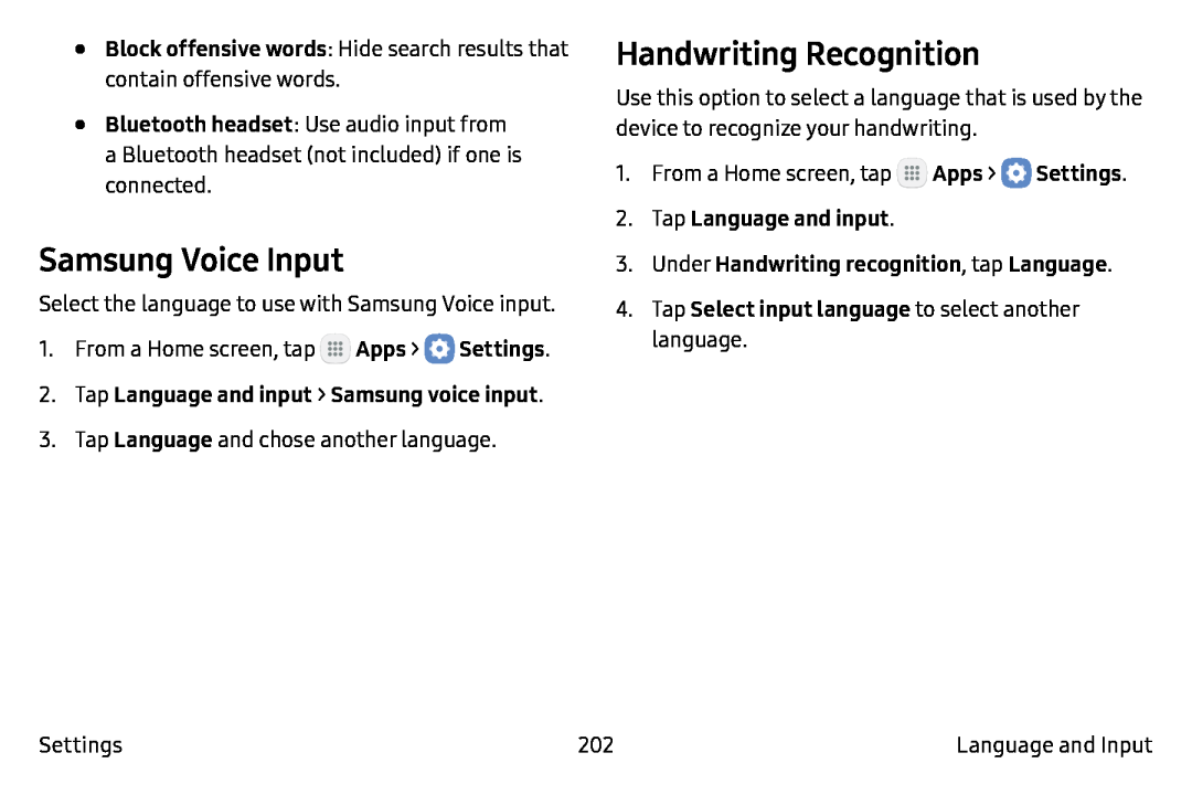 Samsung Voice Input Galaxy Note7 Verizon