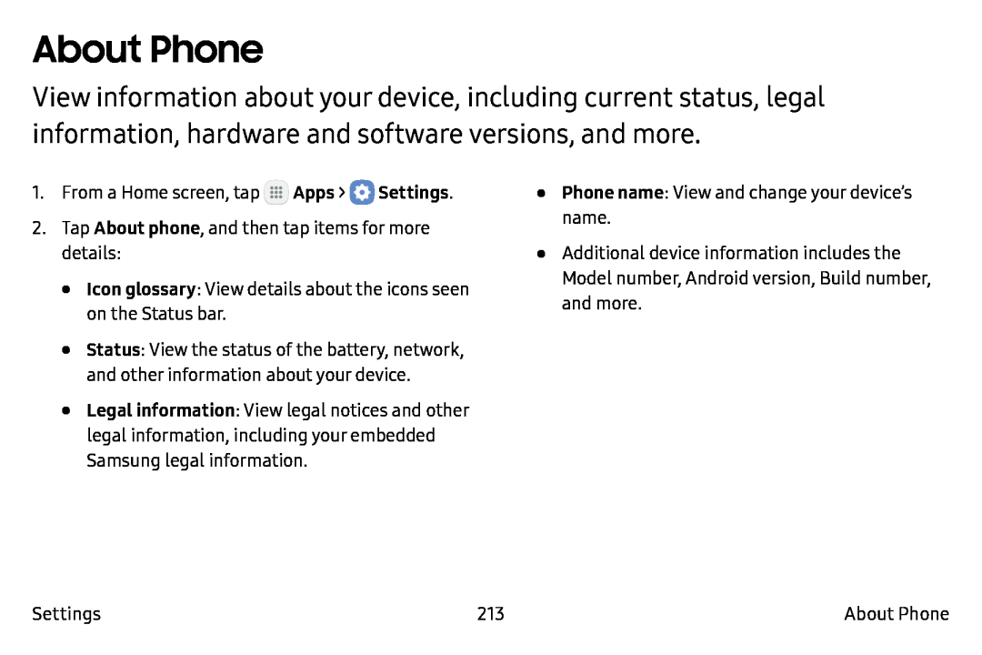 About Phone Galaxy Note7 Verizon