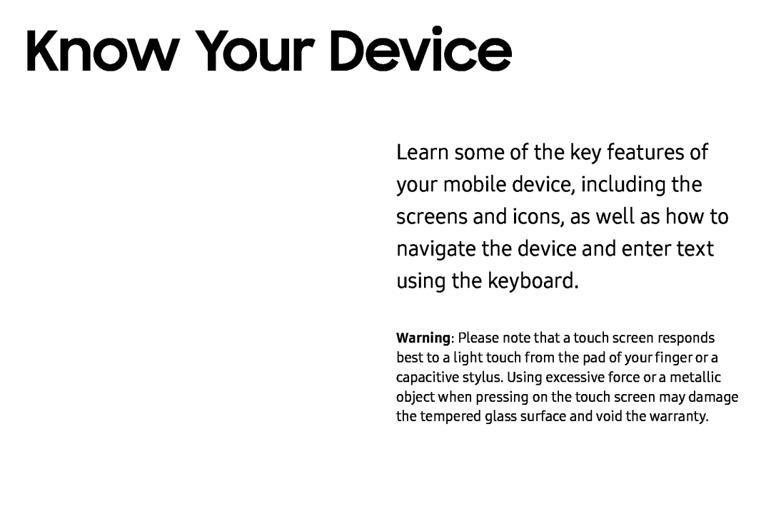 Know Your Device Galaxy Note7 Verizon