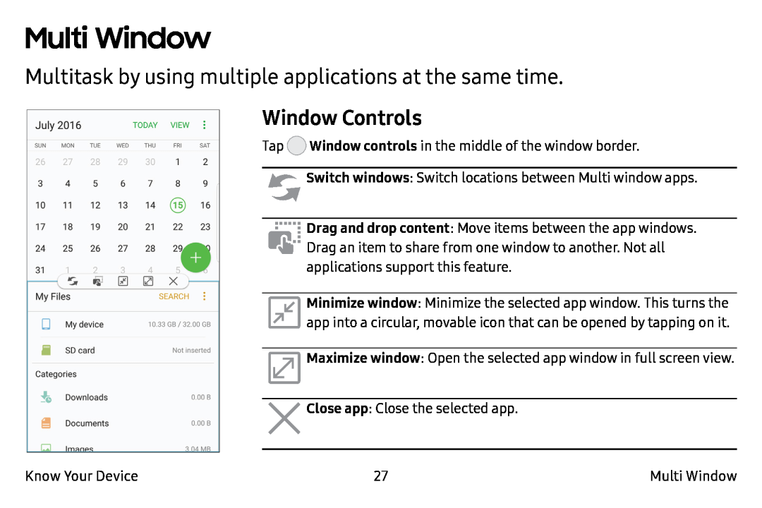 Window Controls Galaxy Note7 Verizon