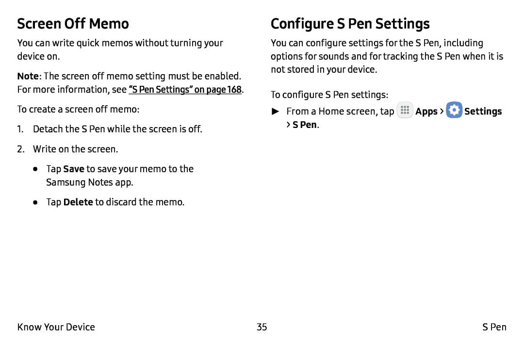 Configure S Pen Settings Galaxy Note7 Verizon