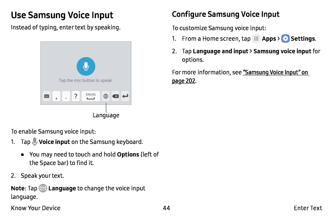 Use Samsung Voice Input Galaxy Note7 Verizon