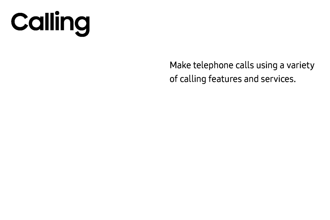 Make telephone calls using a variety of calling features and services Galaxy Note7 Verizon