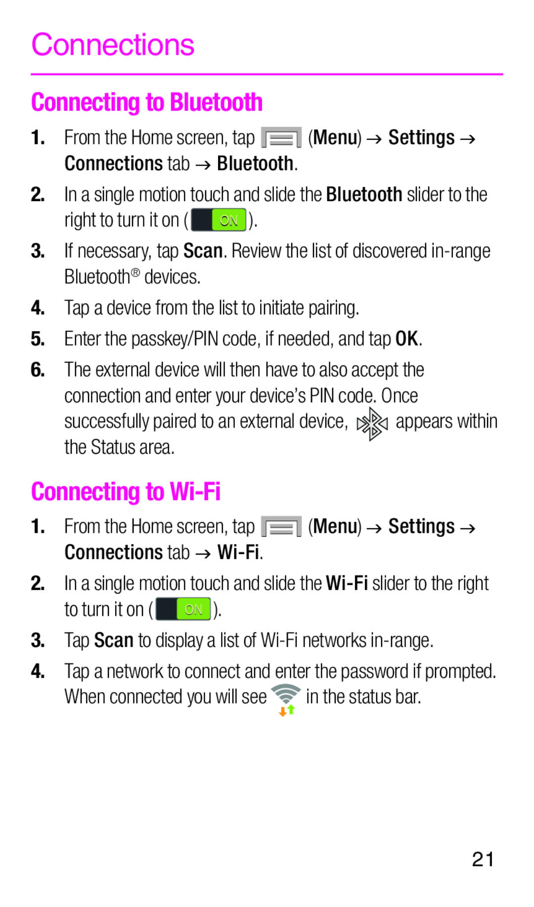 Connecting to Wi-Fi Galaxy Note 3 T-Mobile