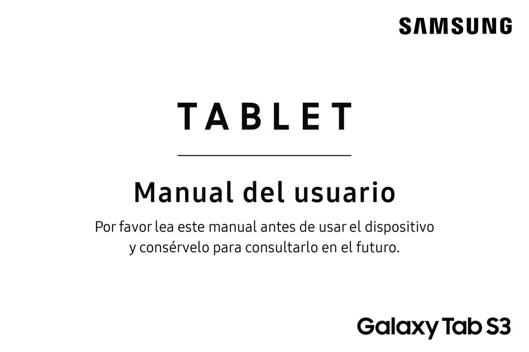 Galaxy Tab S3 Verizon SM-T827VZKAVZW