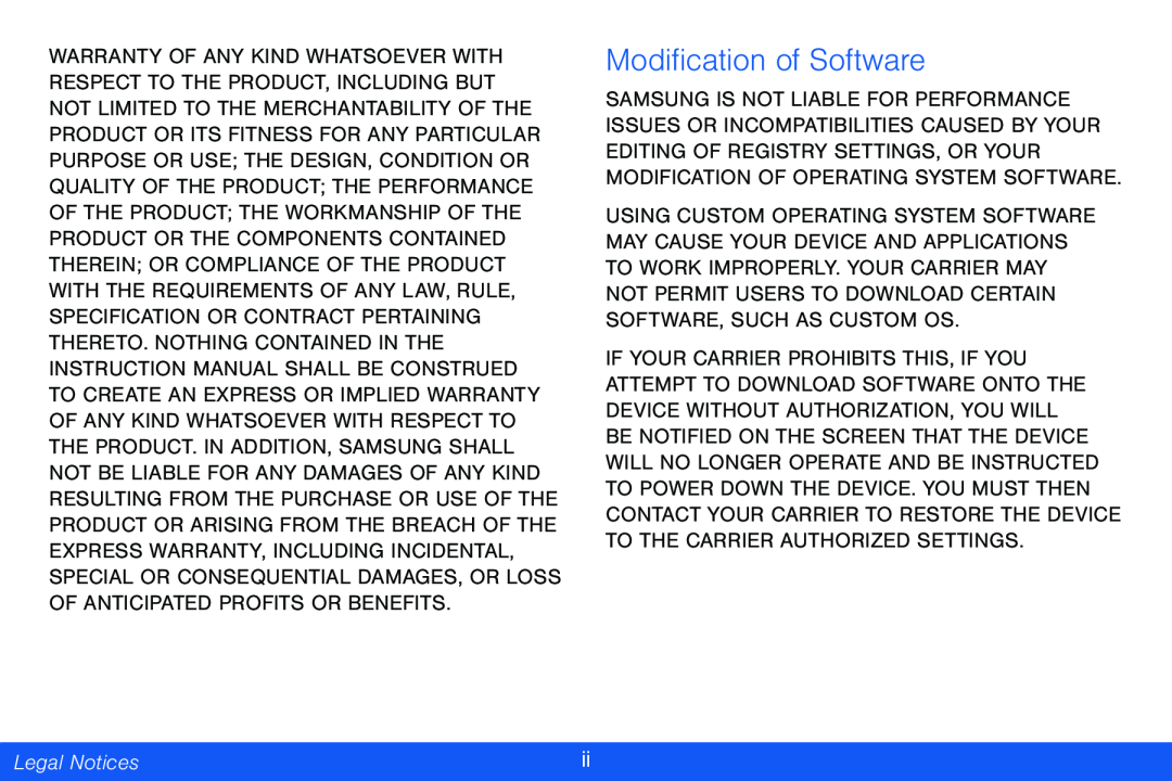 Modification of Software Galaxy Tab 4 10.1 Verizon