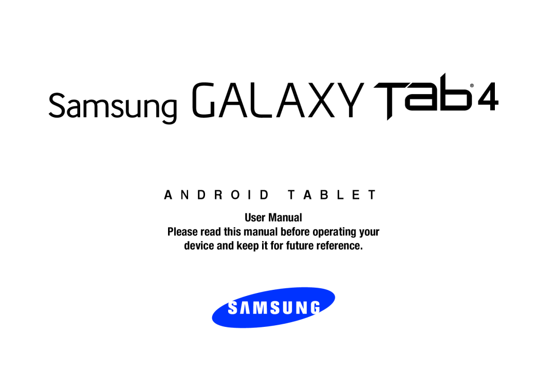 Galaxy Tab 4 10.1 Wi-Fi SM-T530NZWSXAR