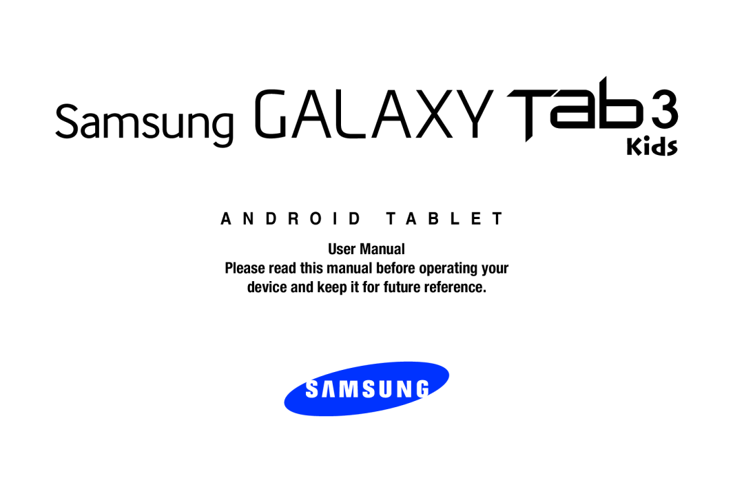 Galaxy Tab 3 7.0 Kids Wi-Fi
