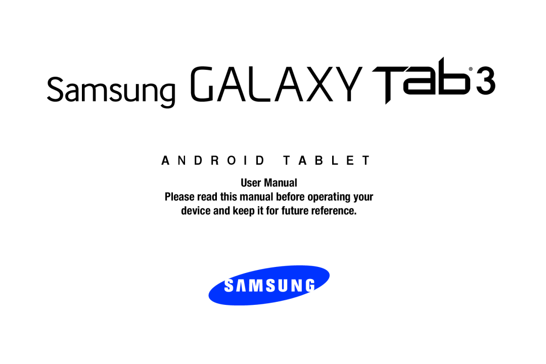 Galaxy Tab 3 7.0 Wi-Fi SM-T210RZWUXAR