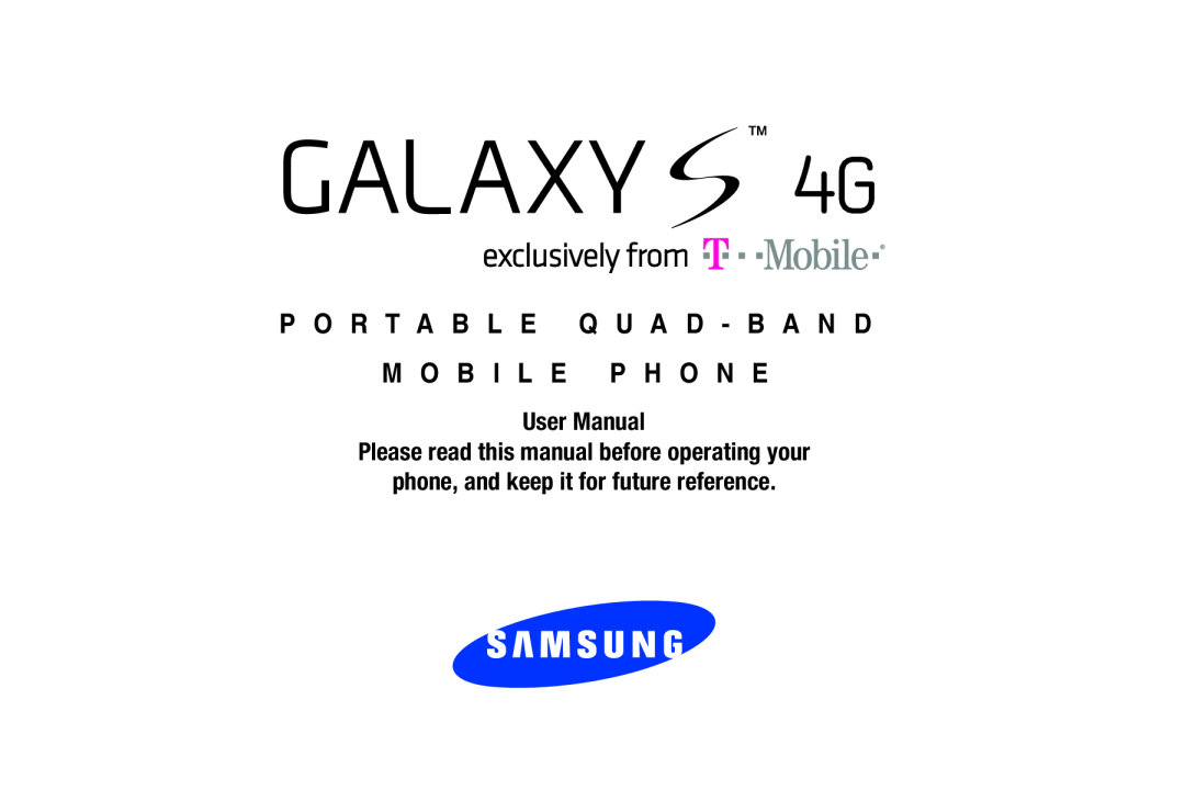 Galaxy S T-Mobile SGH-T959HAYTMB
