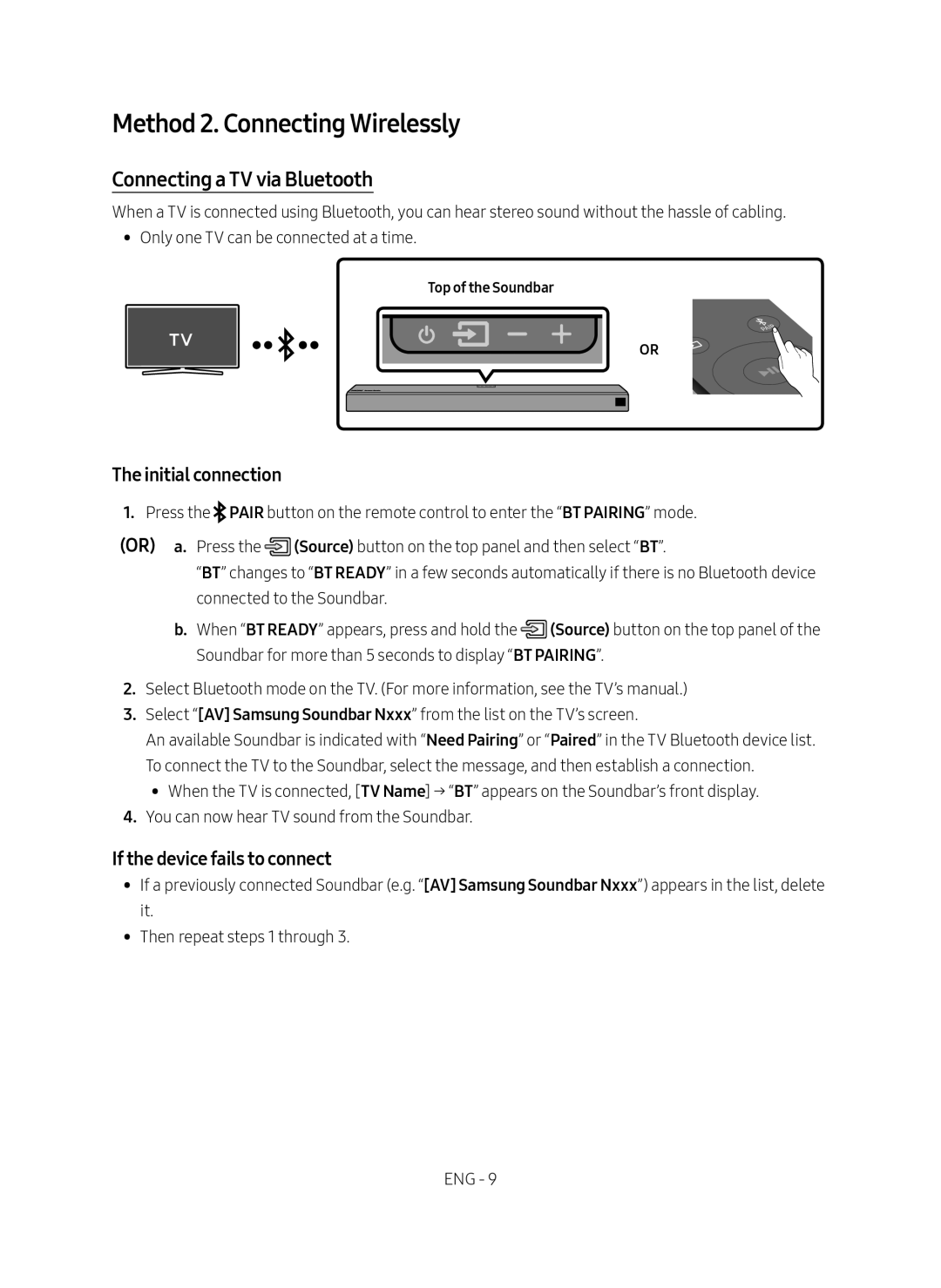 If the device fails to connect Dolby Atmos HW-N850