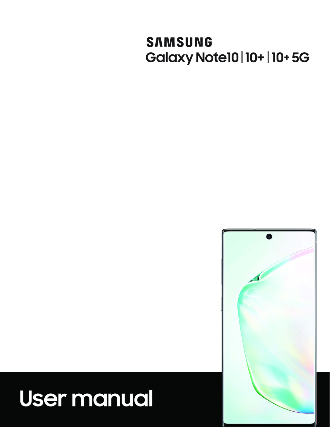 Galaxy Note10 Unlocked SM-N970UZSAXAA