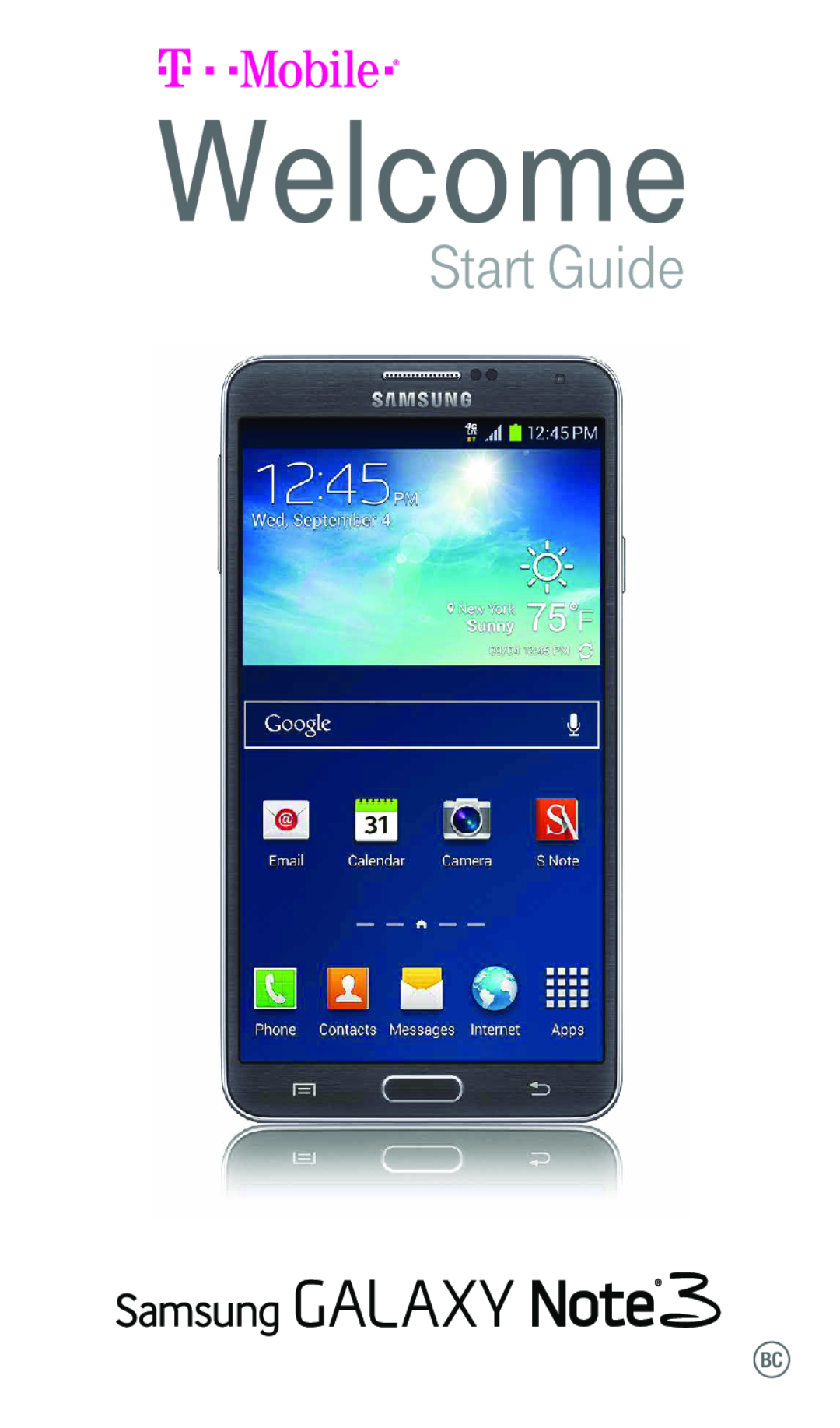 Galaxy Note 3 T-Mobile SM-N900TZKETMB-R